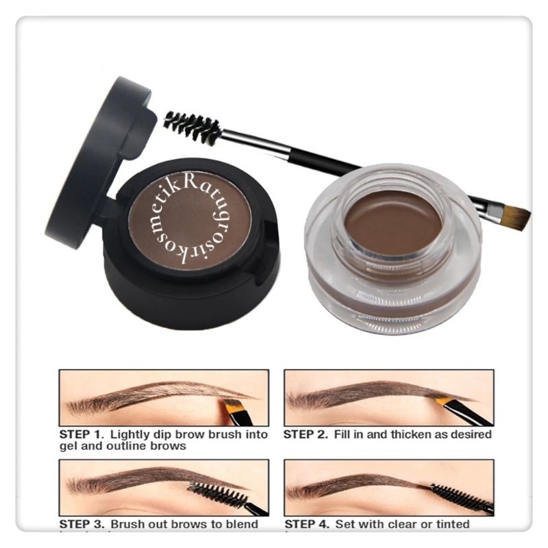 PROMO!!!EYEBROW POWDER+CREAM THE BROW &amp; SALON ANYLADY NO.609/608