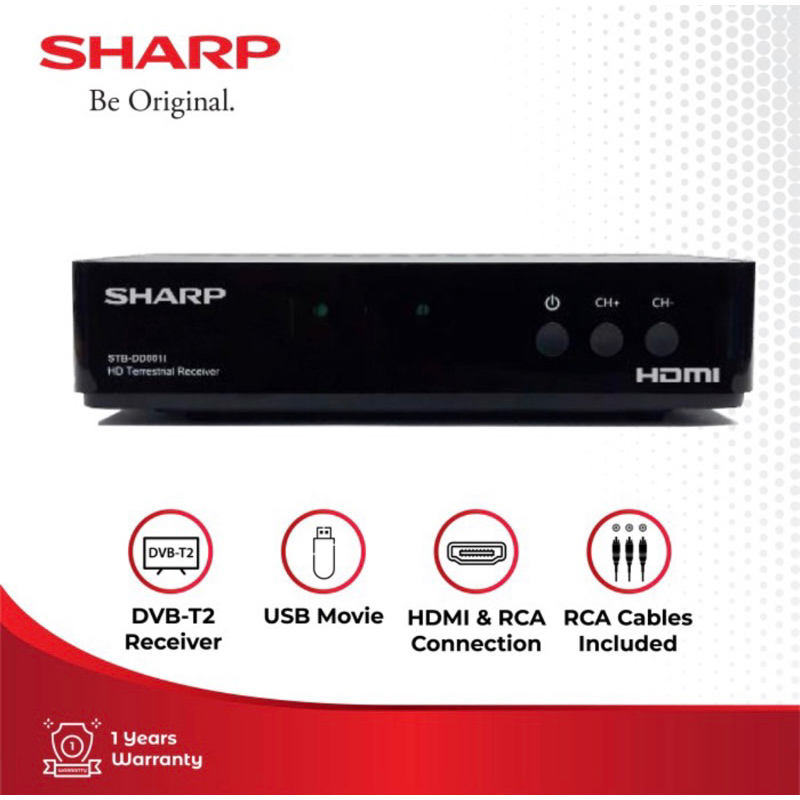 [ Sharp ] Digital Set Top Box Sharp STB - DD001l Original!