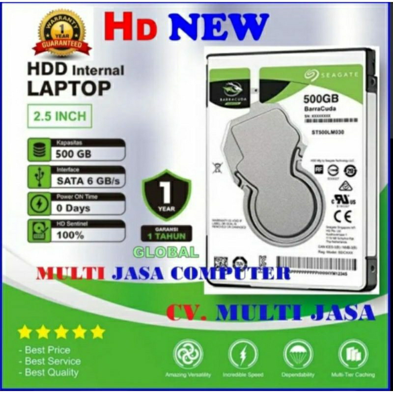 HARDISK LAPTOP BARU SEAGATE 500GB