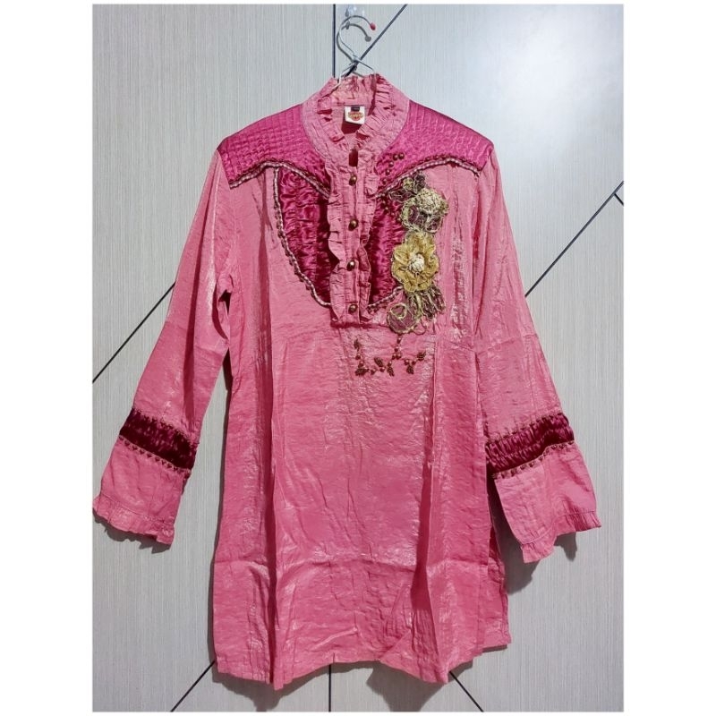 Tunik Atasan Muslim Wanita | Tunik Bordir | Tunik Kondangan | Tunik Preloved | Tunik arisan | Baju m