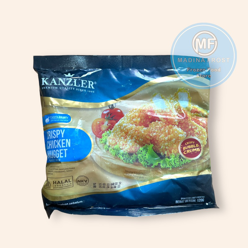 

KANZLER NUGGET CRISPY BUBBLE CRUMB 120g ukuran kecil