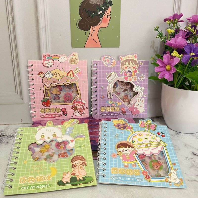 

Buku Spiral Stiker XTQ-GDK Buku Spiral Momo Kartun Cwe Gemoy Lucu Unik Viral Termurah