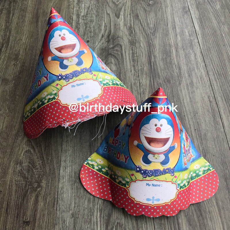 Topi Kerucut Ulang Tahun isi 10pc / Topi Ulang Tahun / Topi kerucut birthday