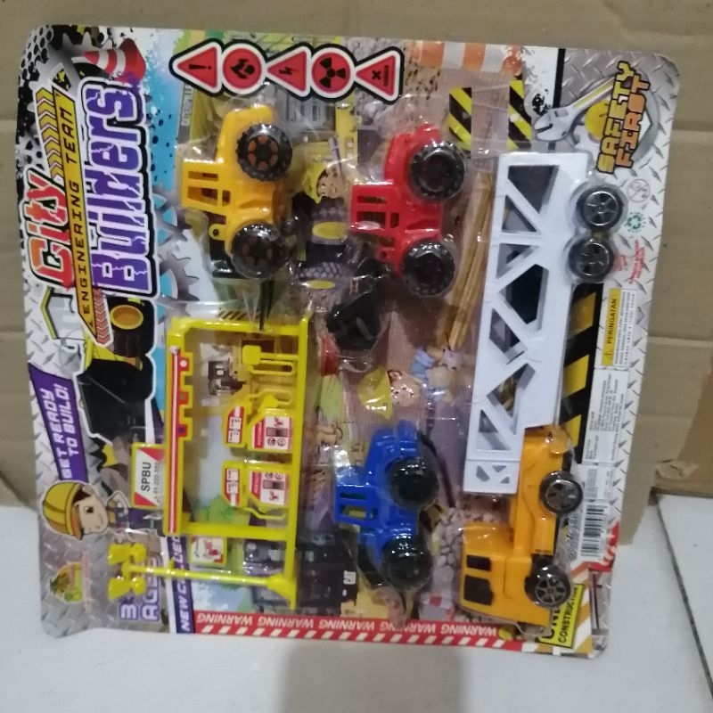 OCT6368 MAINAN TRUK CITY BUILDERS SPBU / TRUK KONTRUKSI CITY SPBU