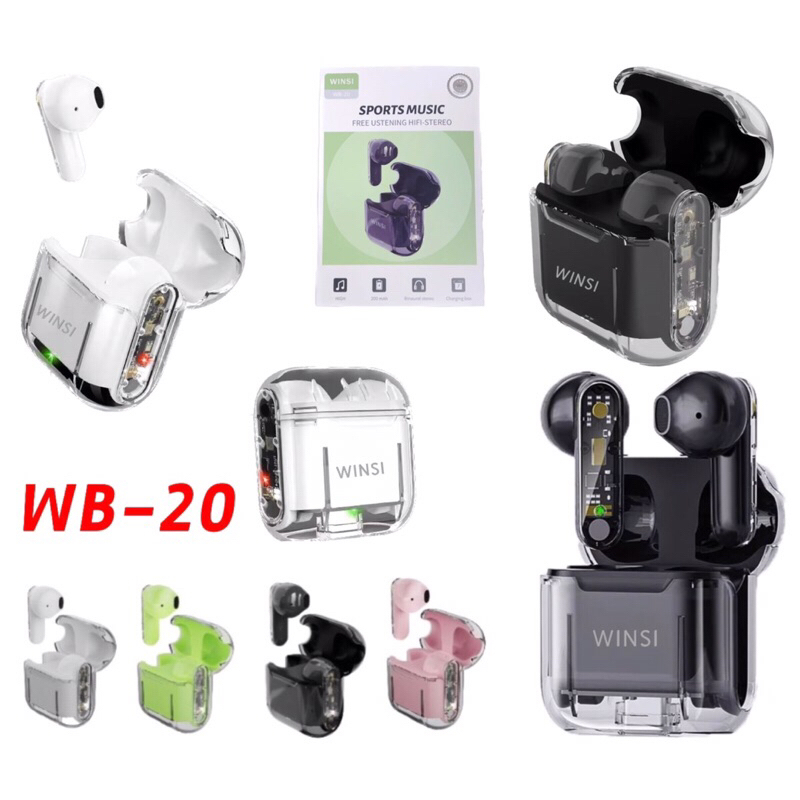 Handsfree Bluetooth TWS / Earphone WINSI WB