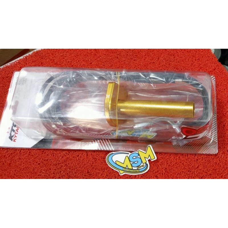 Gas Spontan KTC KYTACO 2 Kabel UNIVERSAL AEROX NMAX PCX VARIO BEAT SATRIA SONIC CBR 150 R NINJA MIO 