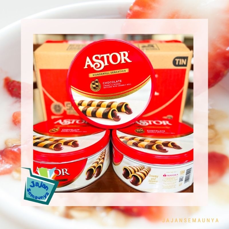 

Astor chocolate kaleng 156 gr
