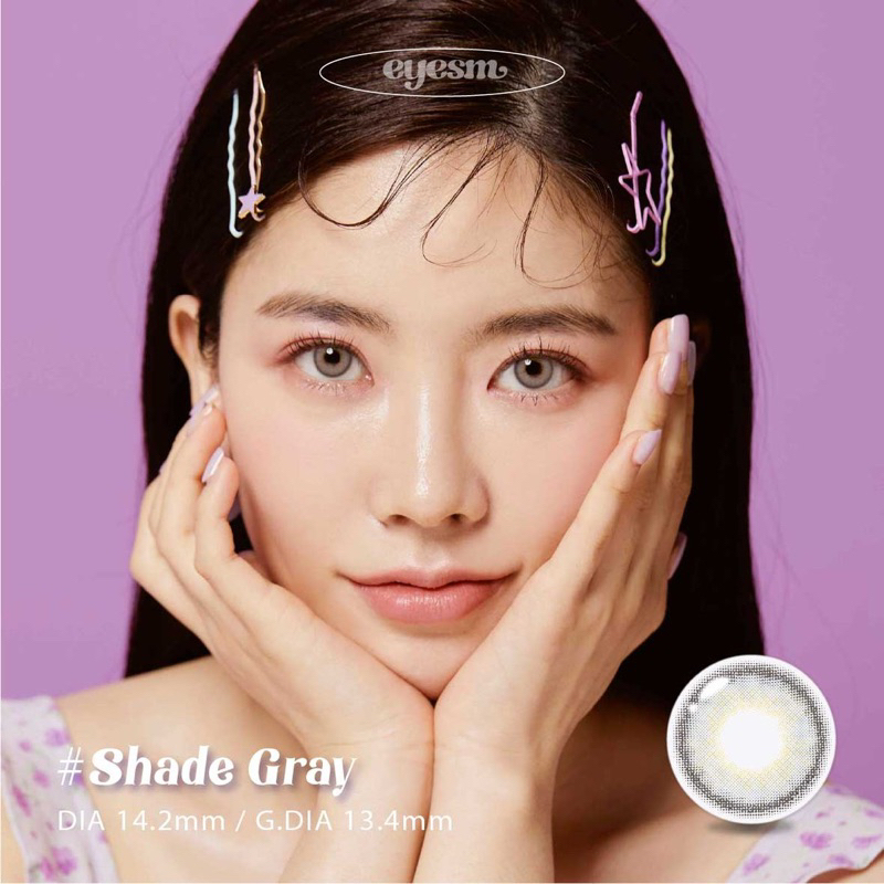 EYESM Softlens - Shade Gray / Grey / Abu Normal Minus