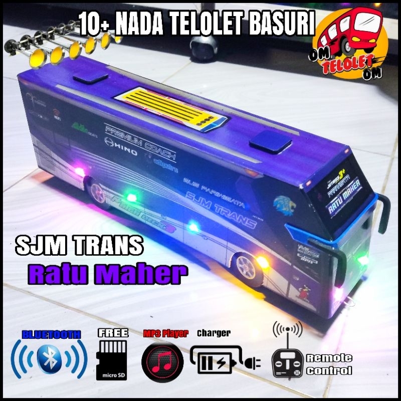 Mainan Bus Remote Control Custom Telolet Basuri