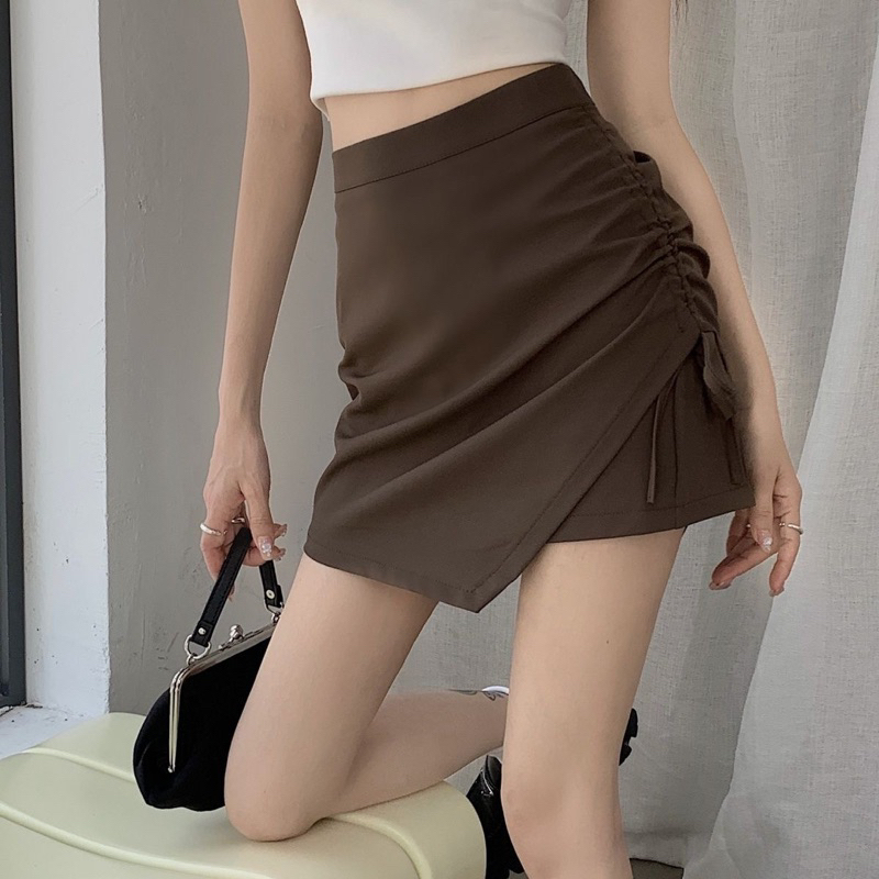 (S-XXL) skort rok celana ivanna serut samping 1300S