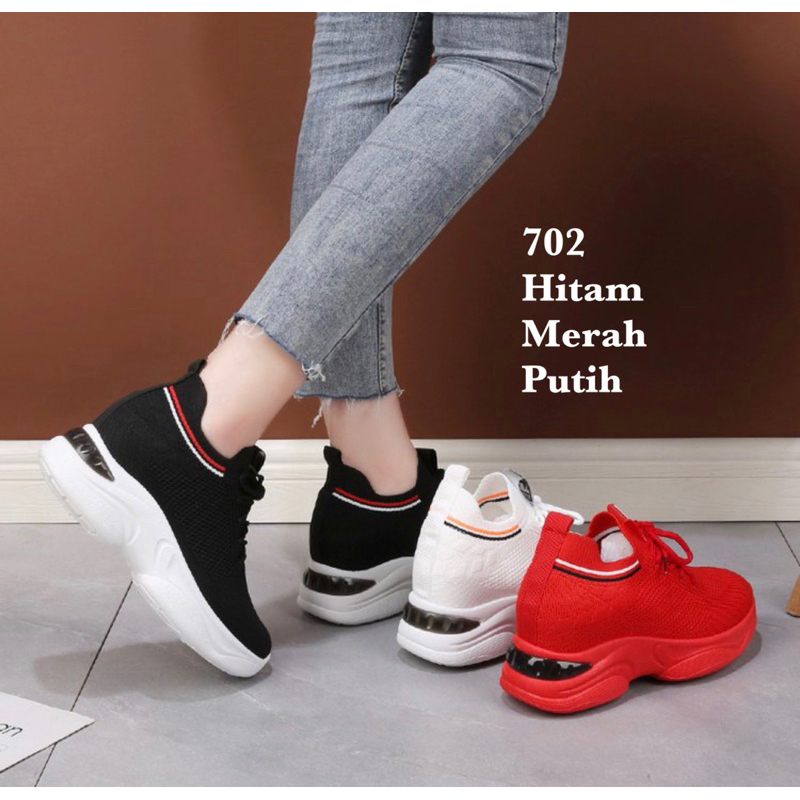 SEPATU WEDGES WANITA IMPOR  FASHION KOREA 702