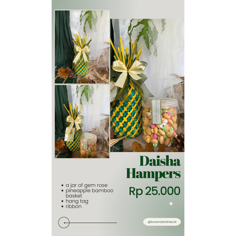 

DAISHA HAMPERS / HAMPERS MURAH