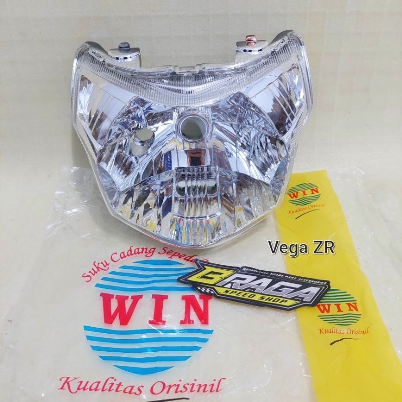 Reflektor Mika Kaca Lampu Depan Vega ZR 2009 - 2012 Original WIN