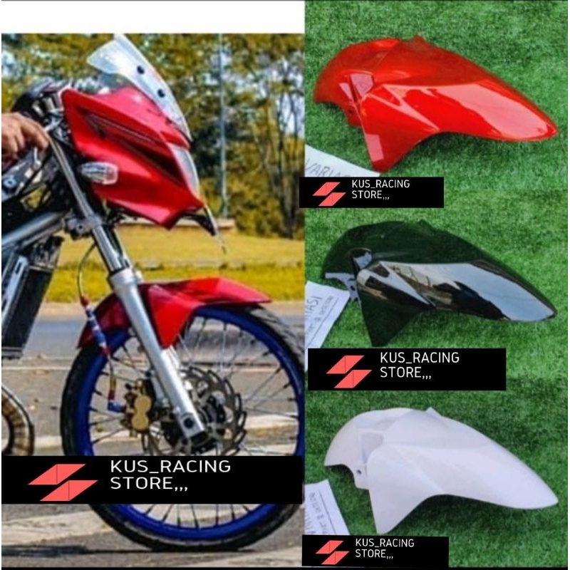 Spakbor depan variasi Ninja R model beat karbu lama