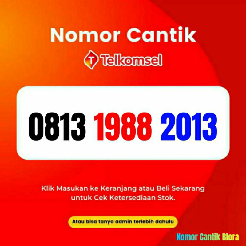 Nomor Cantik Simpati Tahun Nomer Cantik Simpati Tahun 1988 2013