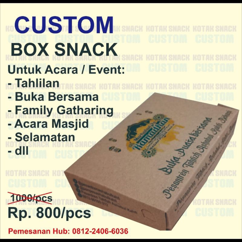 Snack Box Custom/paper lunch box