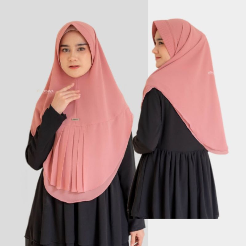Jilbab Instan Kerudung Bergo Hijab Instan Hilya Elhasna Terbaru Kekinian Hamidah Kamila Naznin 2023 