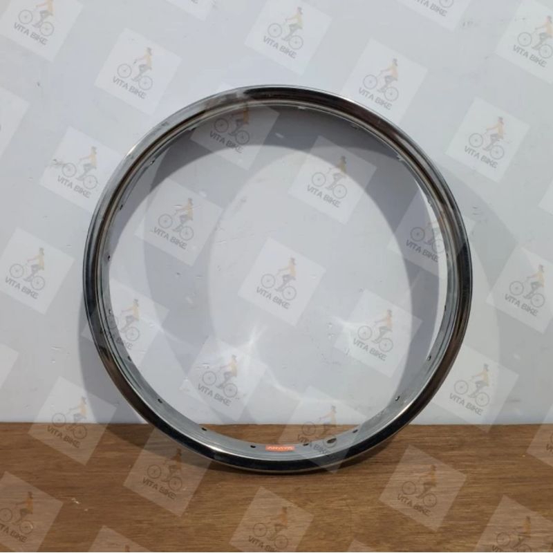 Velg Rims 16 Murni Sepeda Lipat Mini BMX Besi Araya Chrome 20H