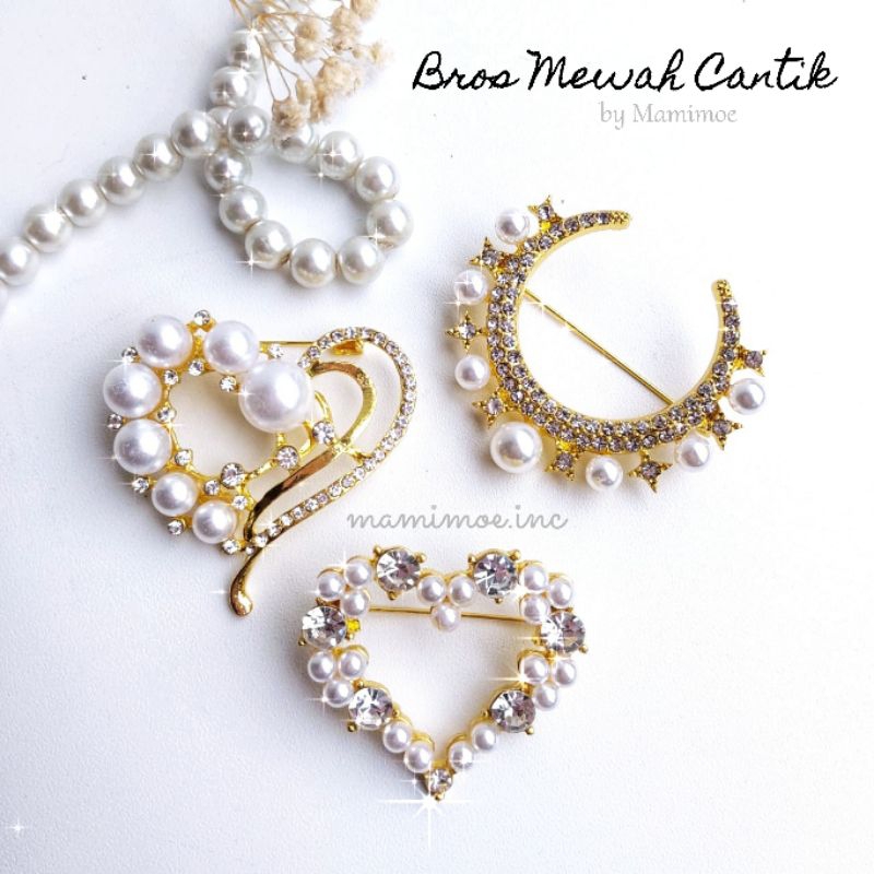 Bros Mewah Cantik / Bros Jilbab Import Diamond / Bros Jilbab Cantik Permata / Bros Kristal / Bros Ji