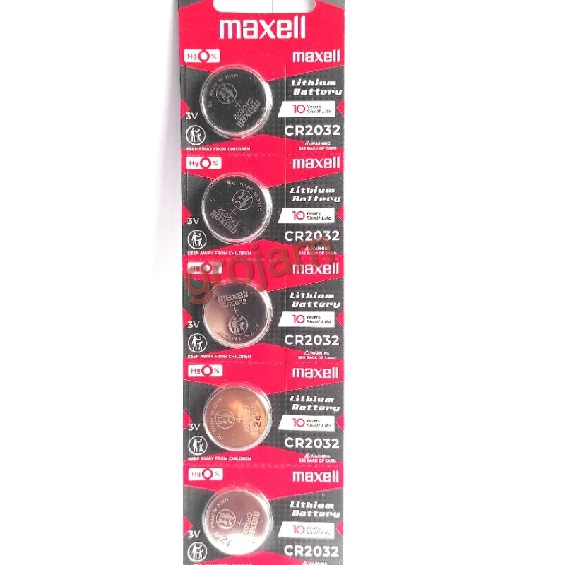 ORIGINAL Baterai Lithium Maxell 3V CR2032 Maxell 2032 Maxell CR2025 Maxell2025Maxell  CR2016 Maxell 2016 Battery Batre CMOS