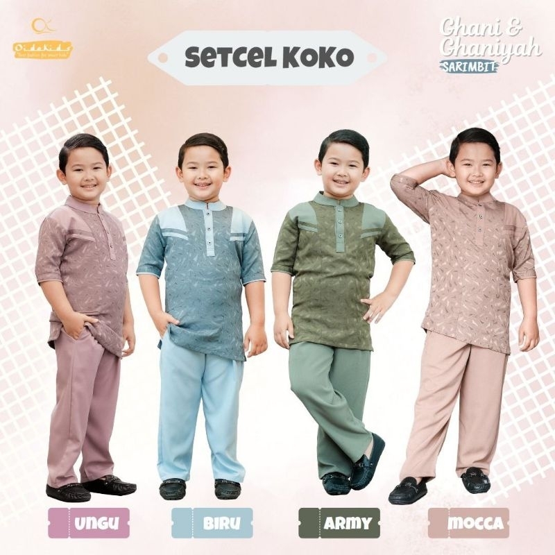 ghani koko set koko anak laki laki by oidokids