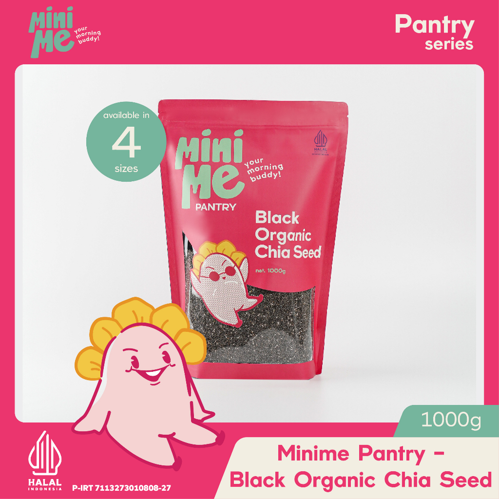 

MINIME Pantry - Organic Black Chia Seed 1kg