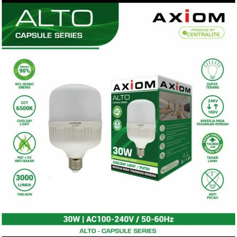 Lampu LED Axiom Alto 30w 30 watt Capsule LED murah SNI