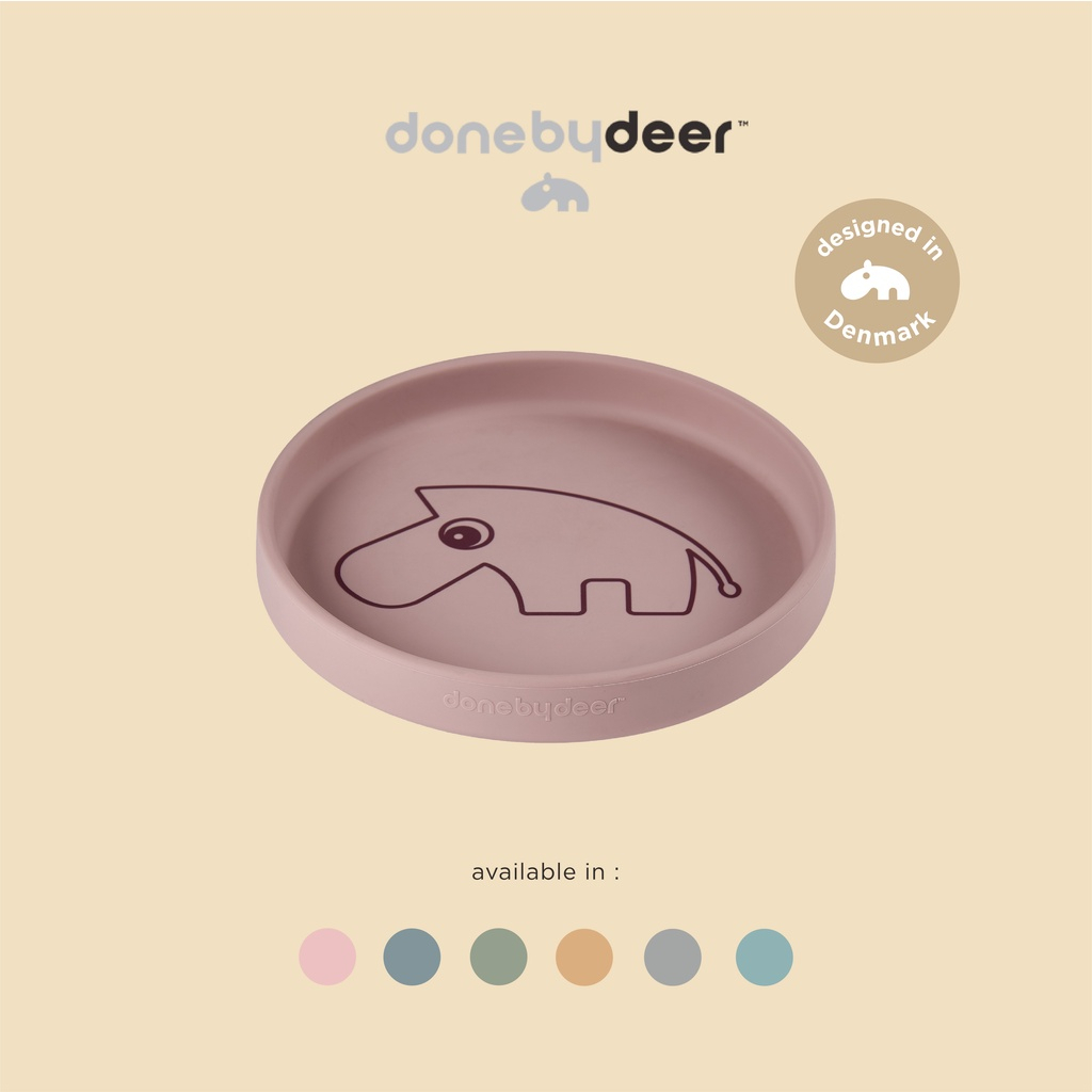 Done By Deer Silicone Plate 1709825/1709826/1709827 - Tempat Makan Anak