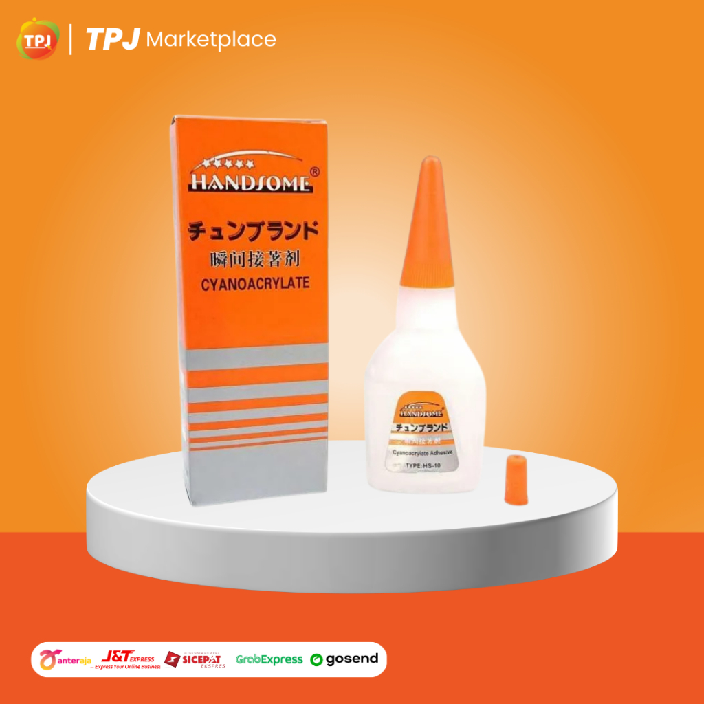 

LEM KOREA/ HANDSOME KOREA KUALITAS SUPER / PEREKAT POWER GLUE CAIR / LEM SUPER BESI TETES SERBAGUNA