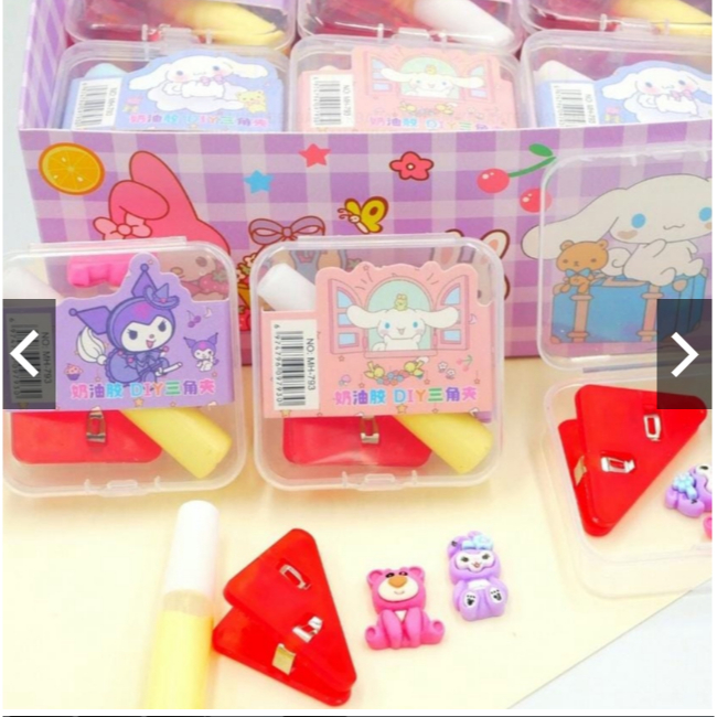 SS 310 DIY Big Paper Clip Anak Motif Sanrio And Friend Edition Paper Clip Karakter Lucu