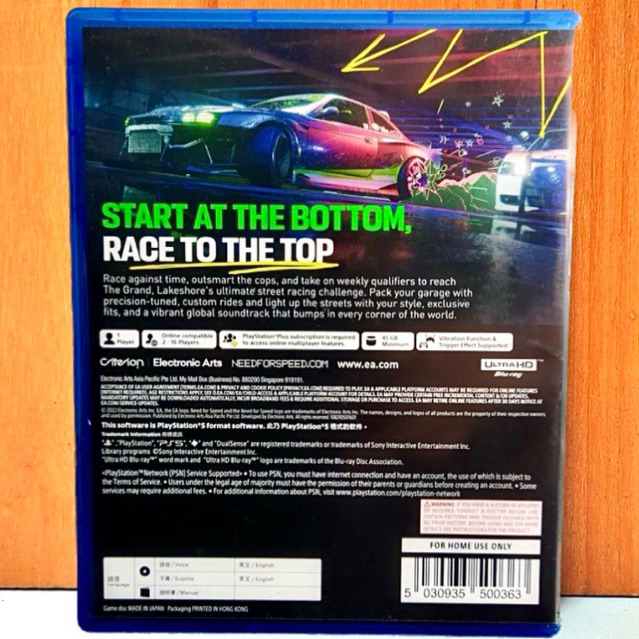 NFS Unbound PS5 Kaset Need For Speed Unbound Playstation 5 PS 5 Balapan Mobil CD BD Game Games Nfs Unbond anbound un bound unbund racing car modif modification balap nfs heat payback terbaru original asli ori petualangan ps4 ps5 nfs unbond most wanted