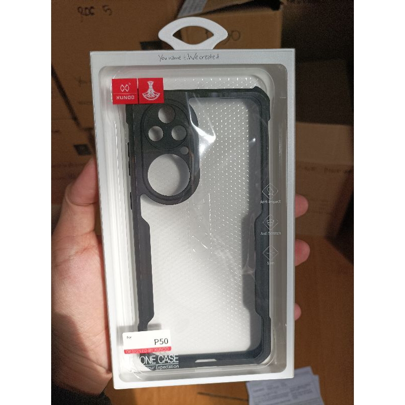 XUNDD ORIGINAL Huawei P50 P50 Pro Soft Hard Case Hybrid Armor