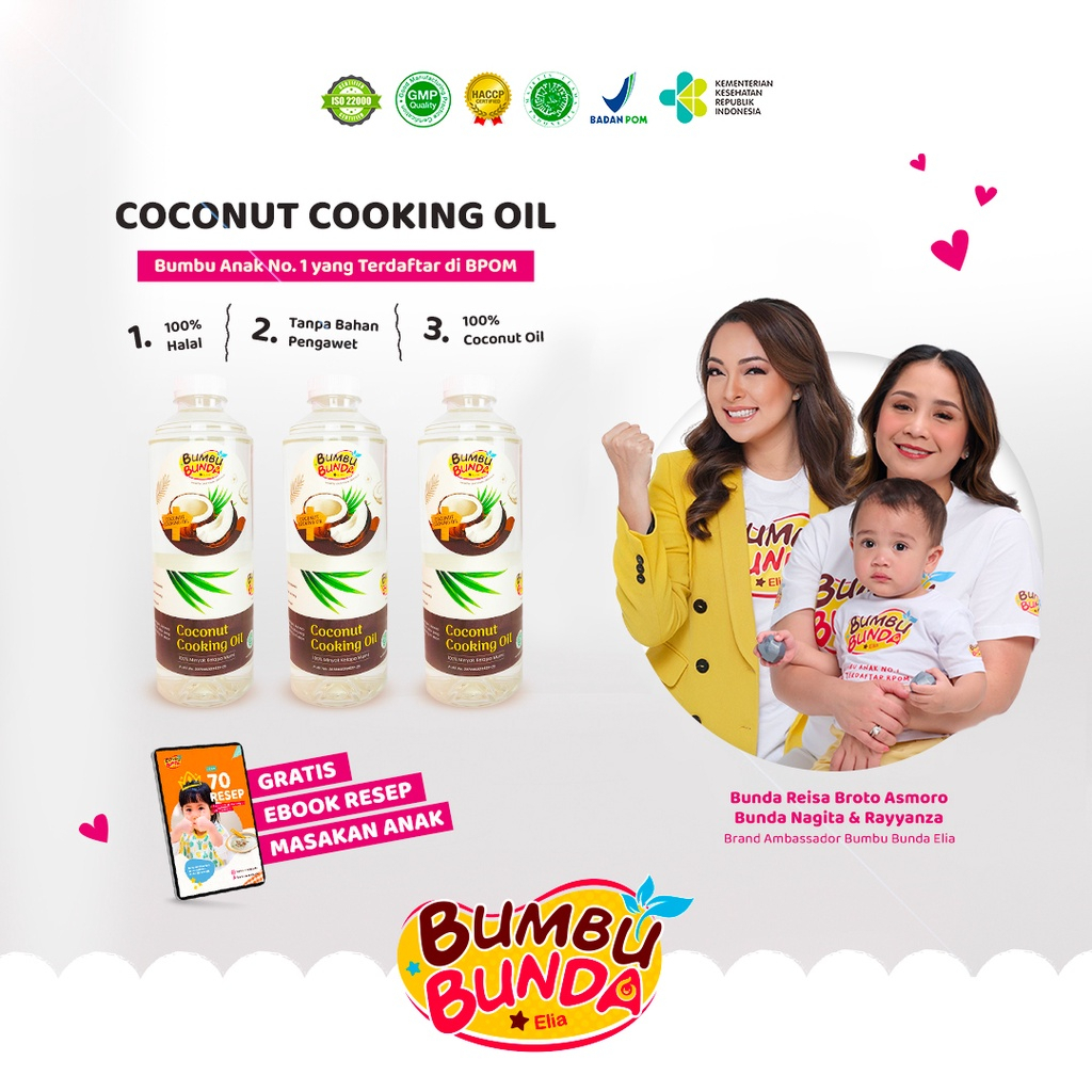 Bumbu Bunda Organic Coconut Cook Oil 500ml