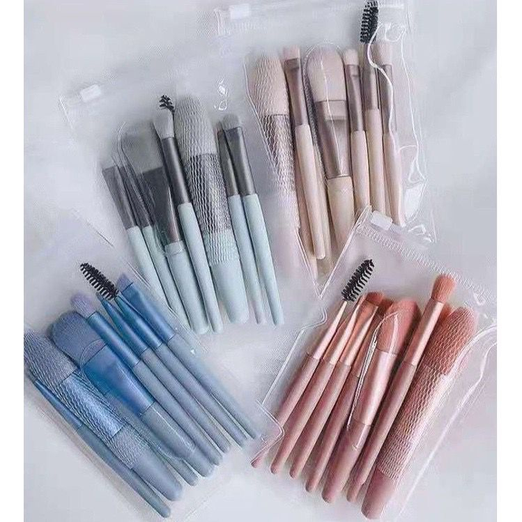 8PCS SET KUAS MAKEUP SET MAKE UP BRUSH LEMBUT