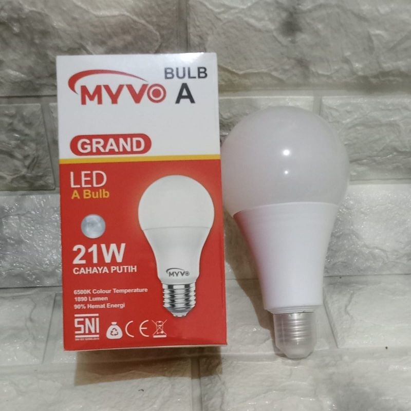 Lampu Led Myvo Grand A Bulb 12 watt / 15 Watt / 18 Watt / 21 watt