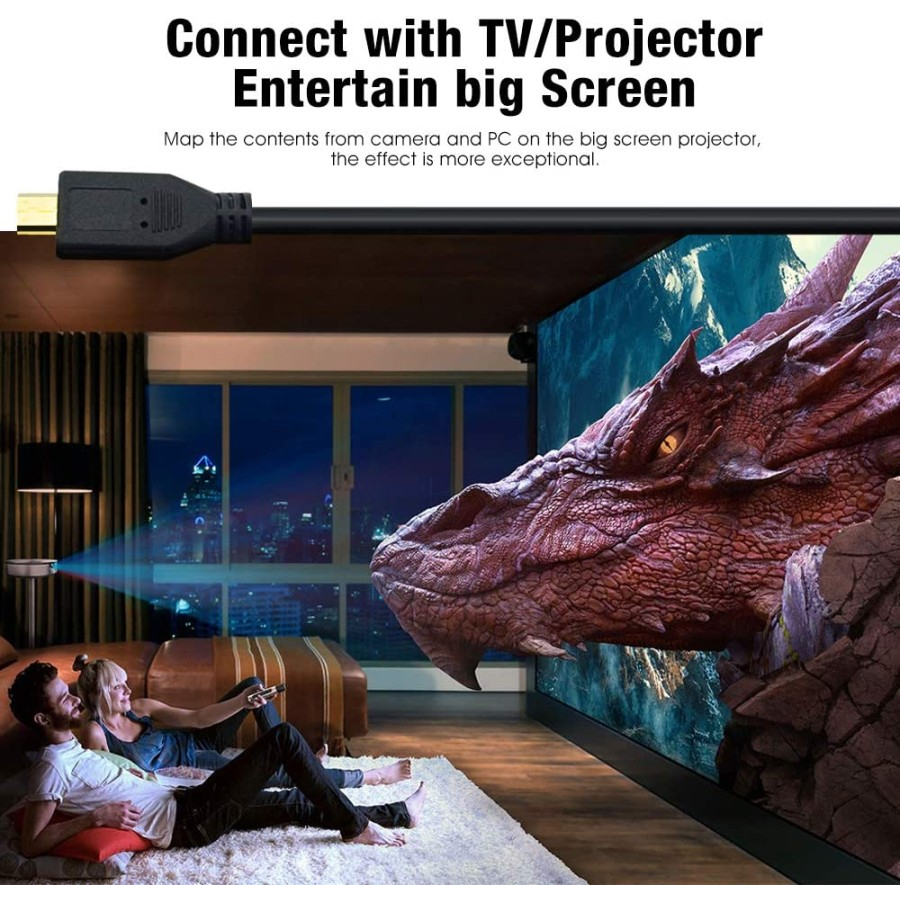 kabel Hdmi To HDMI Micro 5 meter / kabel hdmi to micro 5meter/micro hdmi