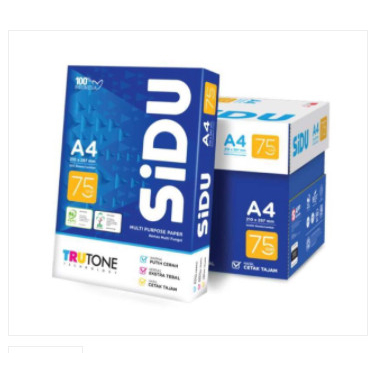 

bib Kertas HVS / Kertas Photocopy A4 75 gr SIDU