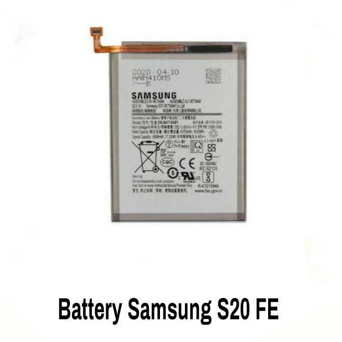 Batre Samsung S20 FE S21 FE A52 5G DAN 4G MODEL BG781ABY 4500 MAH BATRE SAMSUNG