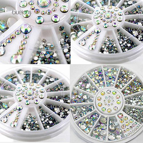 100PCS MANIK MANIK MUTIARA SETENGAH UNTUK NAIL ART MAKE UP COSPLAY MAKEUP