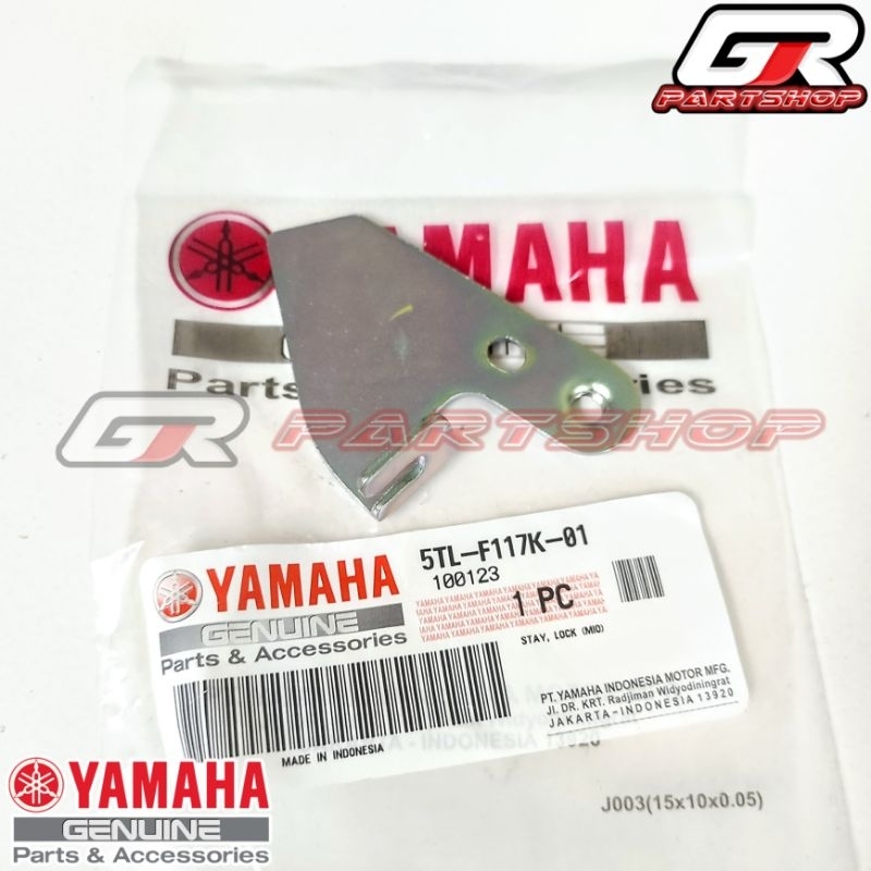 plat dudukan kabel kunci jok mio sporty smile soul ori ygp original yamaha