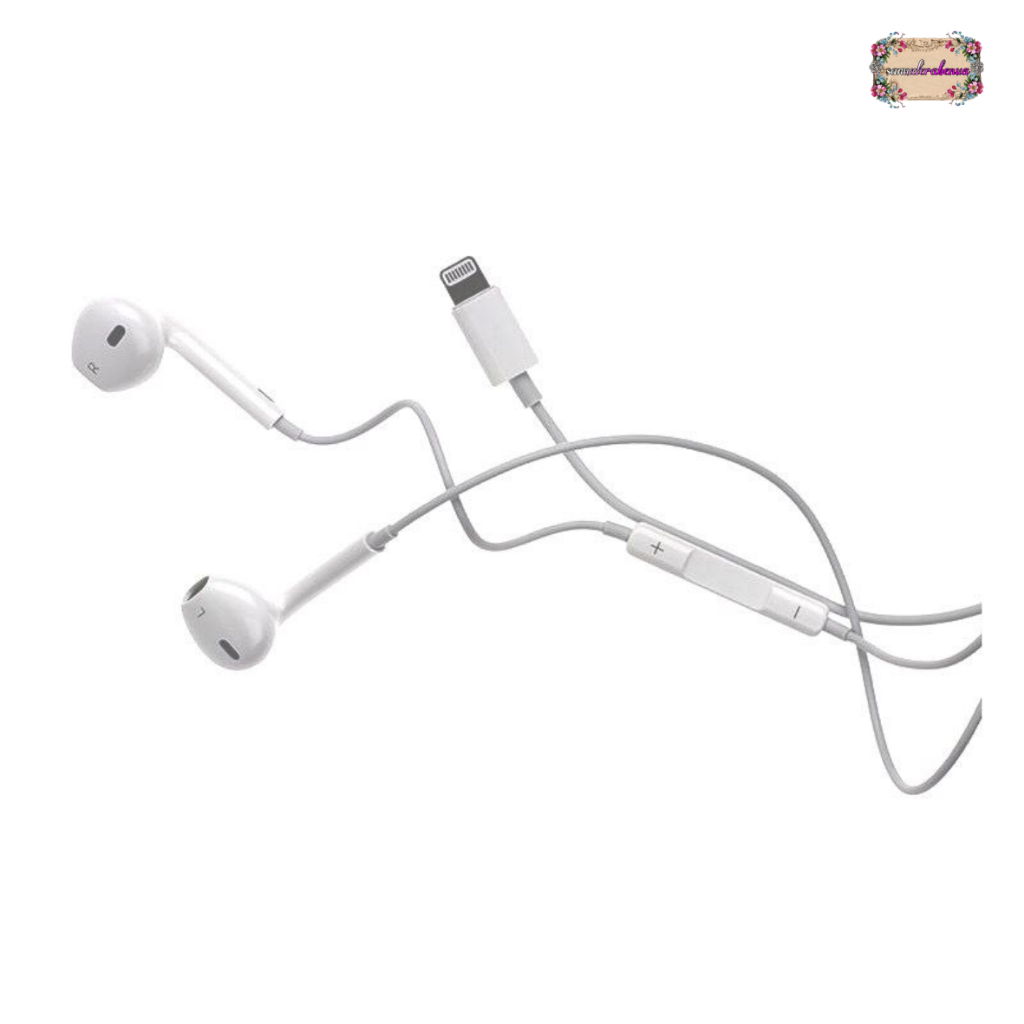 EarPhone With Lightning 8 pin Headset Hf headsfree ligthing ori cabutan 7G 7+ 8G 8+ X Xs Max Xr 11 pro max 12 mini 12 pro max 13 mini 13 pro max 14 plus 14 pro max konek Bluetooth (on bluetooth ) pop up Handsfree Earphone headset SB5078