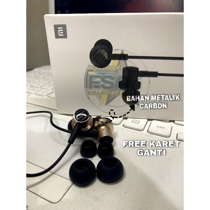 ORIGINAL Xiaomi Headset/Earphone Dynamic Magnetic Original Headset Xiaomi Piston MI Dual HiRes Audio original