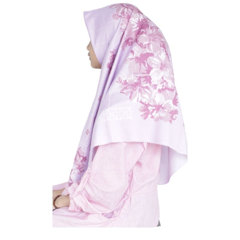 Hijab segi empat voal Premium Motif Pinggir Laser Cut/Kerudung segiempat Motif Terbaru Realpick COD