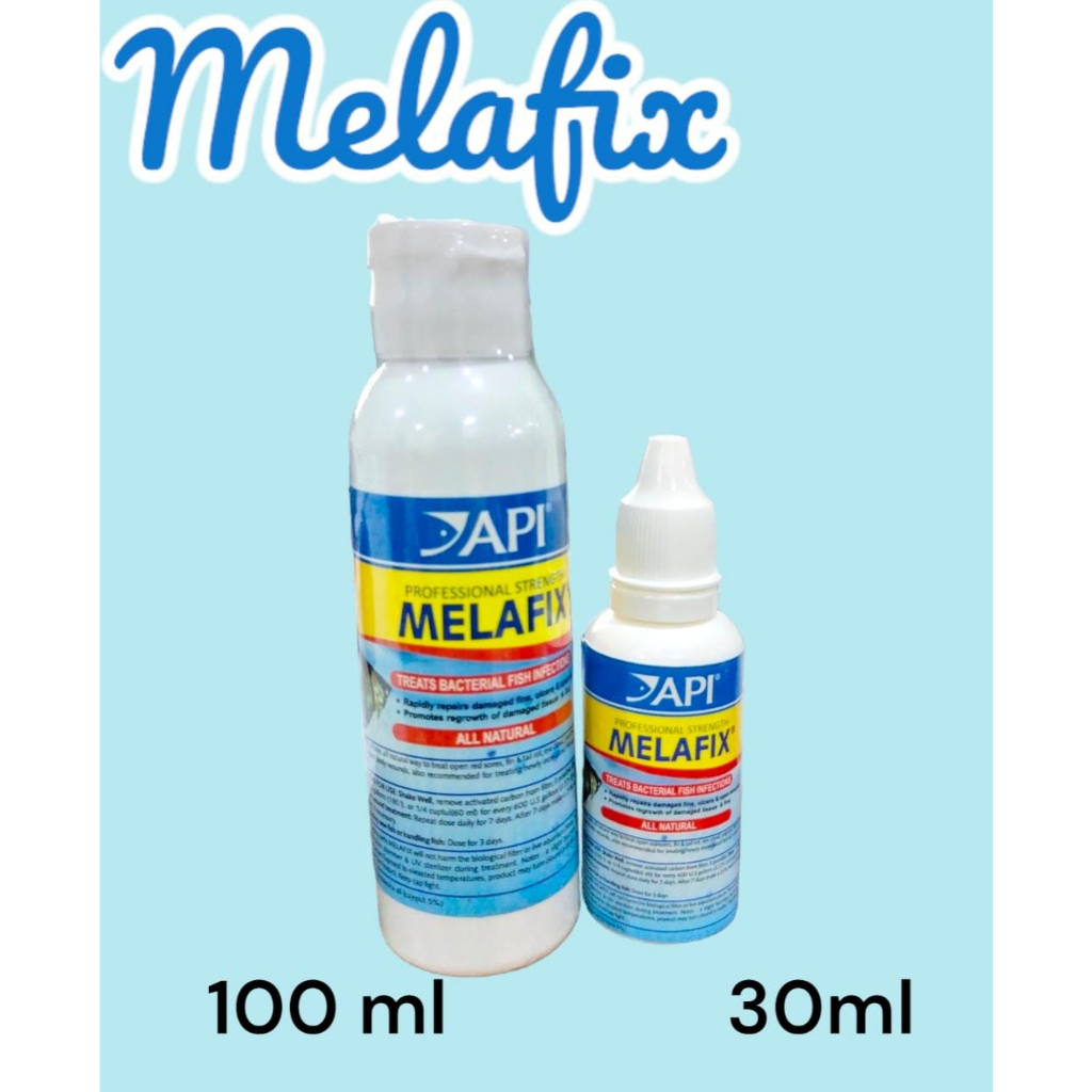 MELAFIX 30 ml / 100 ml Original . Obat ikan untuk sirip dan luka terbuka