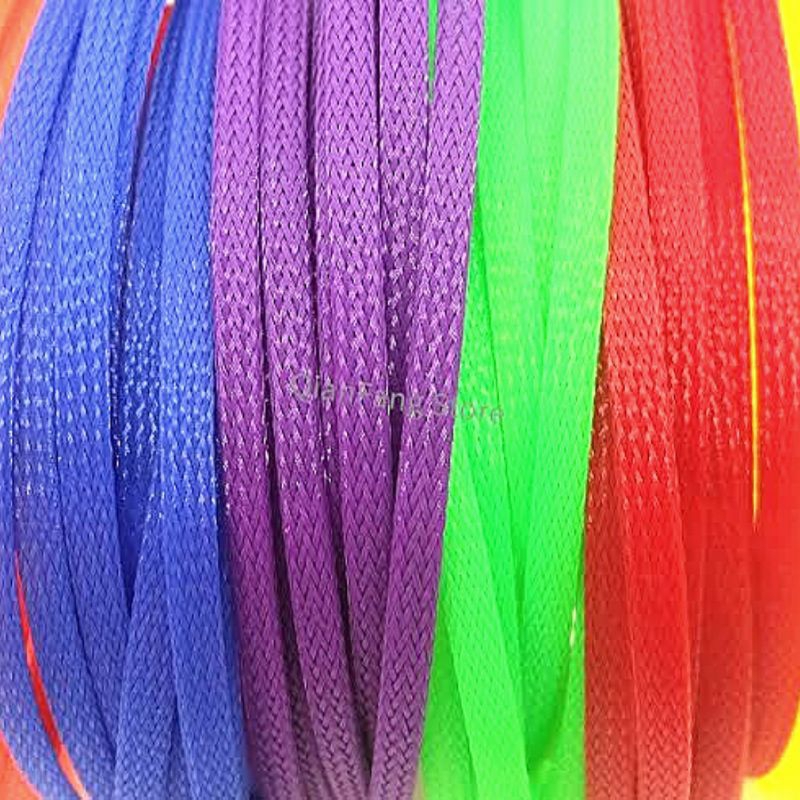 1Meter Pelindung Pet Braided Cable Sleeve