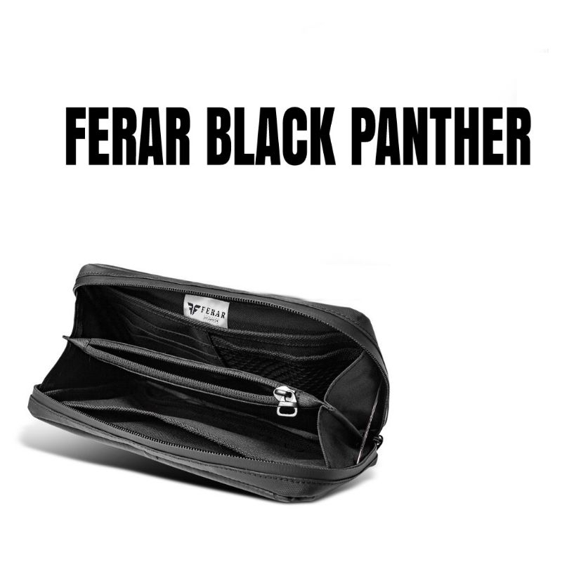Clucth bag - pouch bag waterproof Ferar Black panther