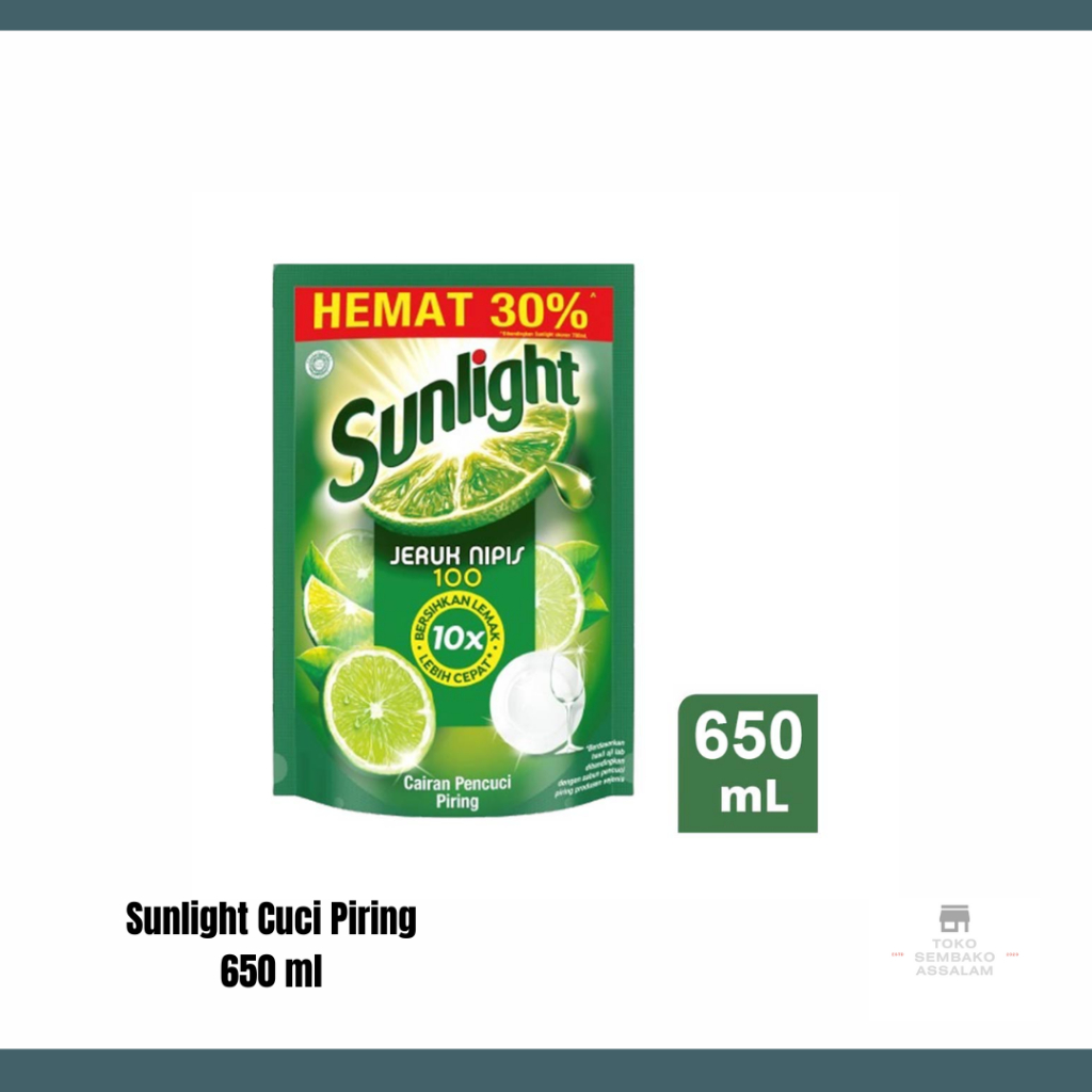 Sunlight sabun cuci piring 650 ml / sabun cuci sunlight 650 ml / sunlight 650 ml / sunlight sabun cu