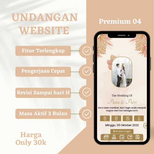 

Undangan Digital Website Undangan Pernikahan Online Undangan Web Murah Premium 04