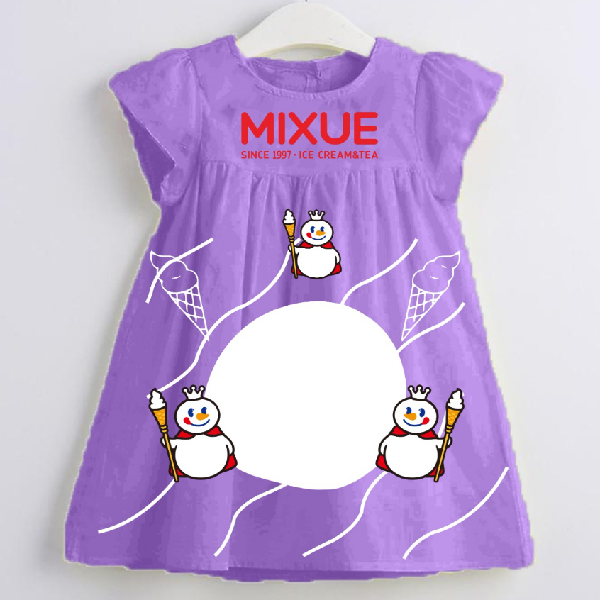 dress anak perempuan mixue