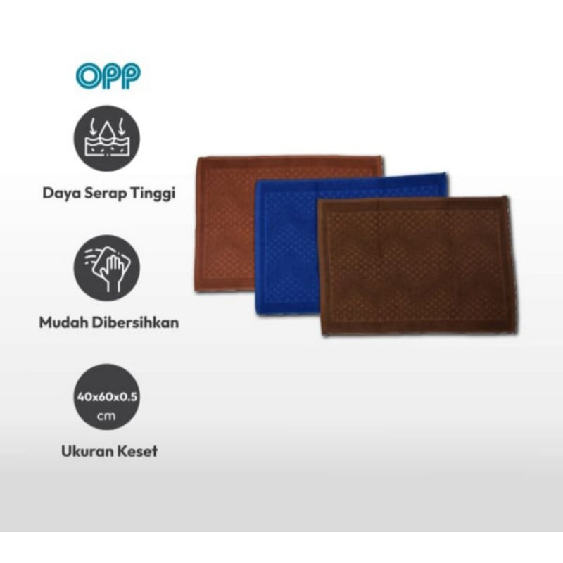 Opp 40x60 Cm Set 3 Pcs Keset Kamar Mandi